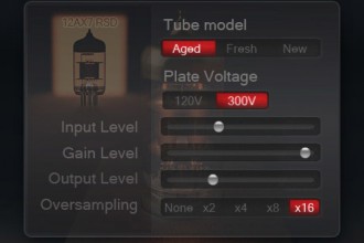 Fra le caratteristiche di Tomato preamp:  Clicking on any of the switches (Oversampling, switch the lamp model or voltage) to resume the signal, or clicik play in your DAW.